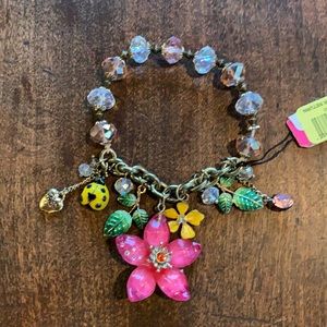 Betsey Johnson vintage secret garden bracelet